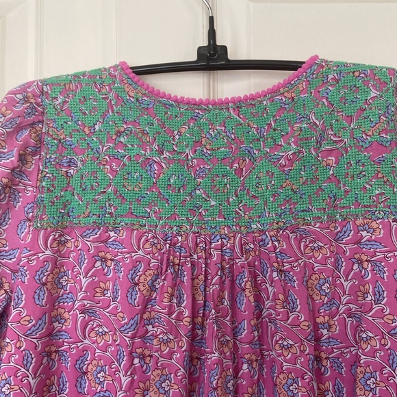 J CREW re-imagined line XS Lounging Cotton Caftan - Picture 4 of 8